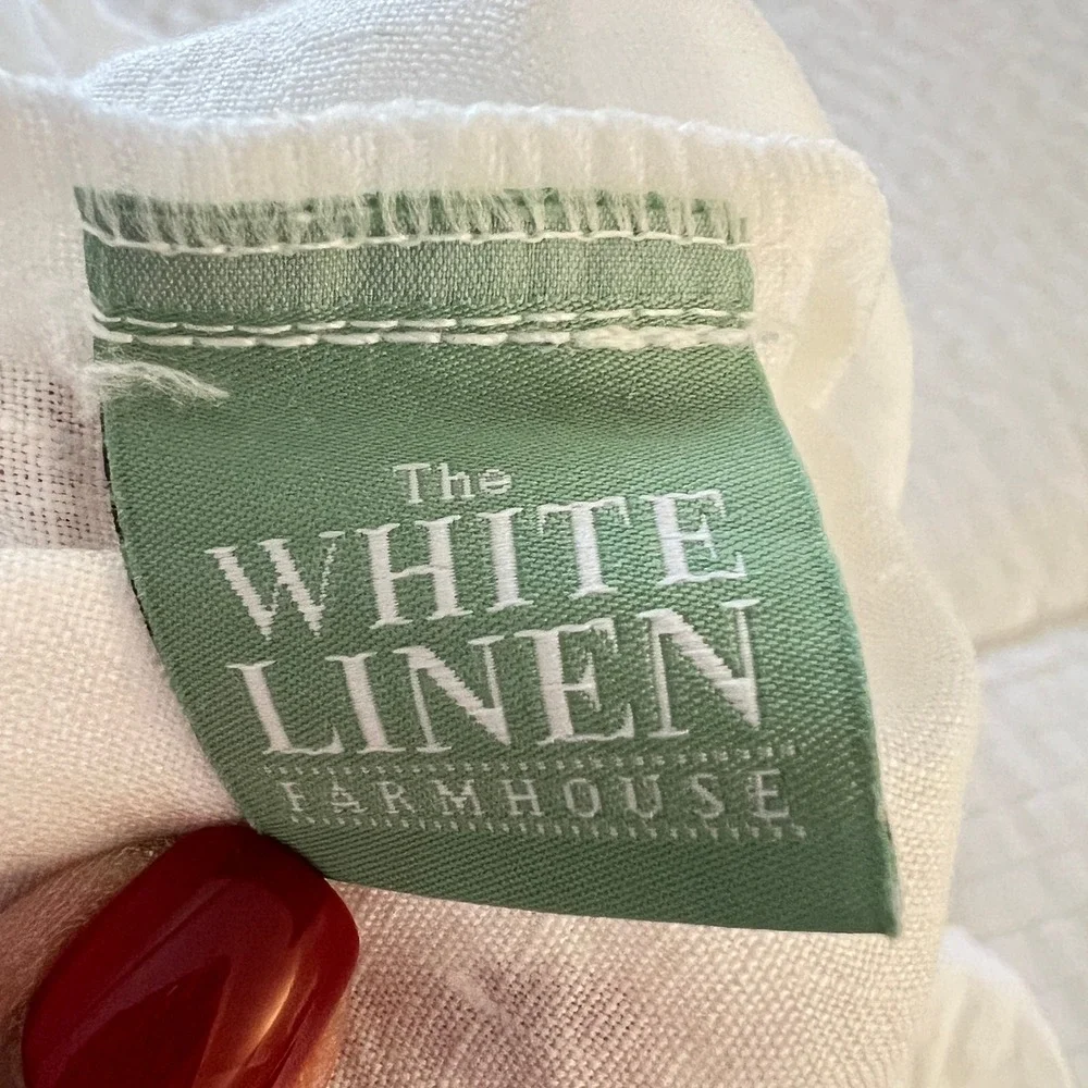 The White Linen Farmhouse brand white